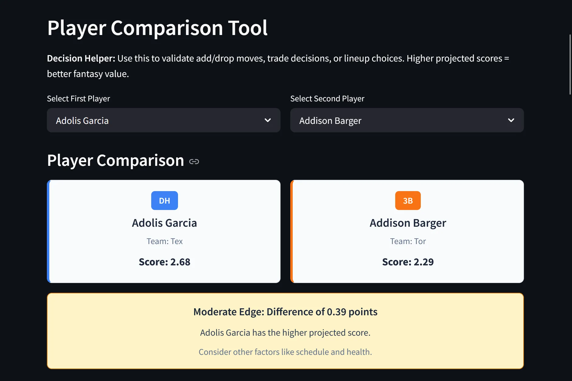 screenshot: Update process with feedback messages